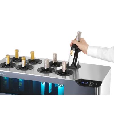 Pultová chladnička na víno dvouzónová, Cellar, Arktic, Černá, 230V/60W, 800x350x(H)293mm | 237380
